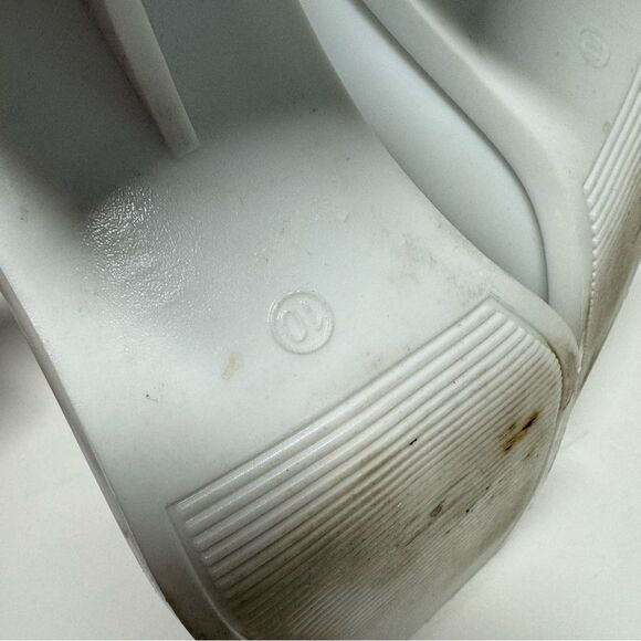 Jeffery Campbell Hurricane White Waterproof Bootie Boot Women’s Size 10 - Picture 7 of 8